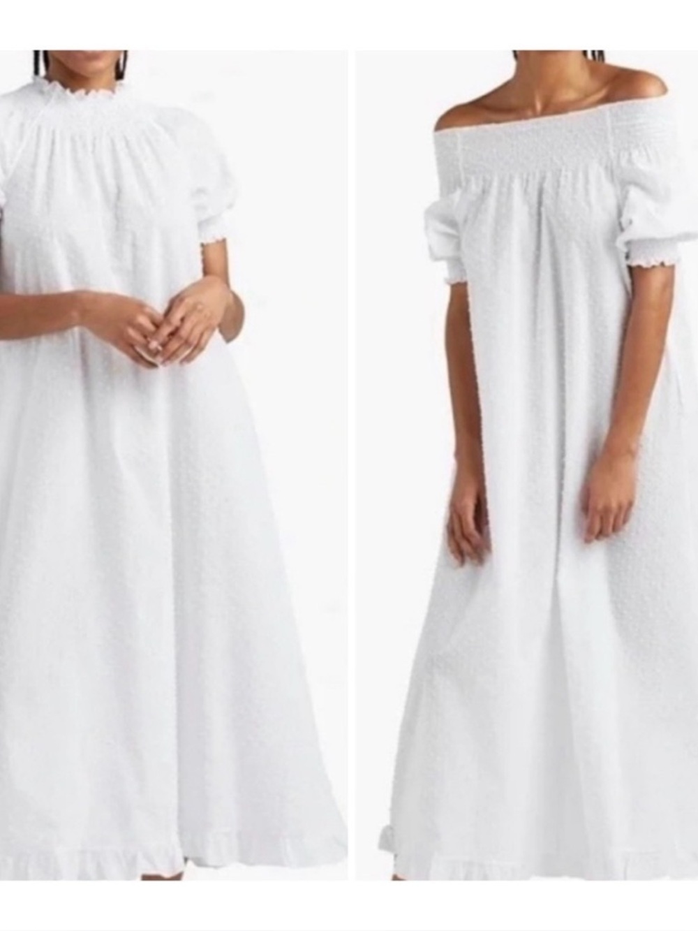 Hill House Caroline Nap dress Swiss dot XS